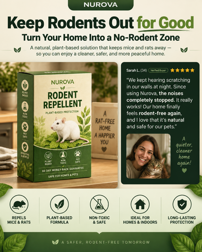 #1 RODENT REPELLENT TABLET - TURN YOUR HOME INTO A NO RODENT-ZONE