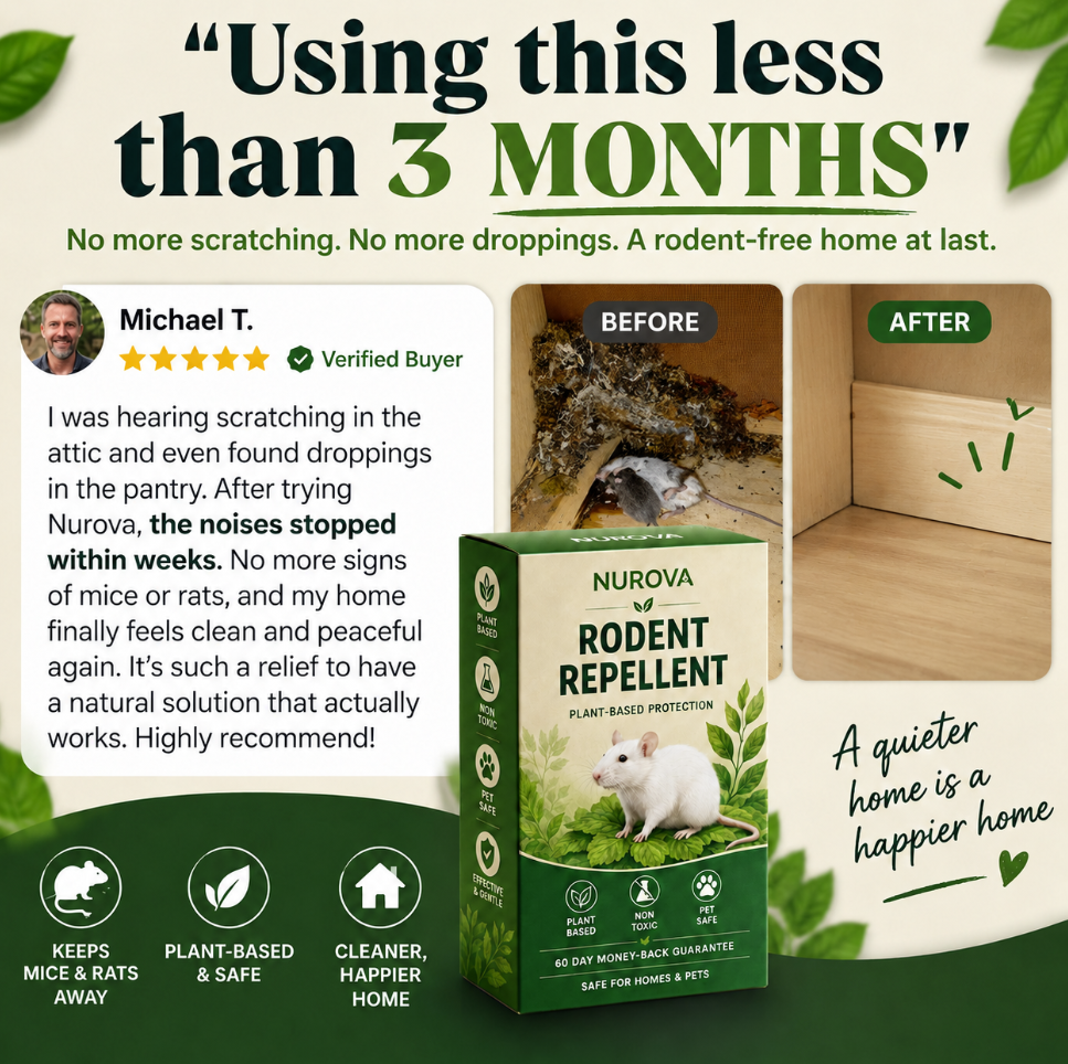 #1 RODENT REPELLENT TABLET - TURN YOUR HOME INTO A NO RODENT-ZONE