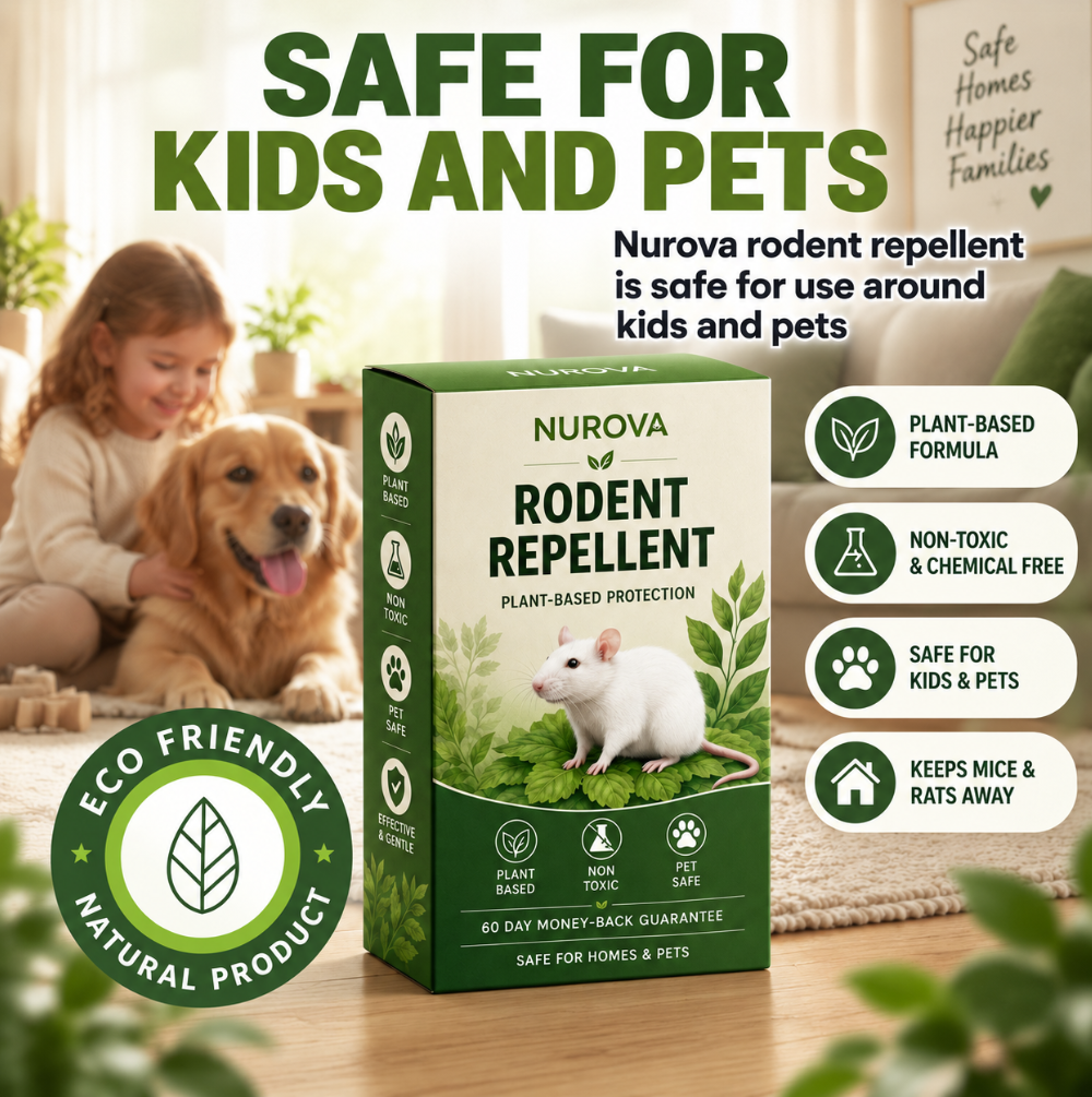#1 RODENT REPELLENT TABLET - TURN YOUR HOME INTO A NO RODENT-ZONE