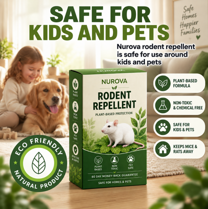 #1 RODENT REPELLENT TABLET - TURN YOUR HOME INTO A NO RODENT-ZONE