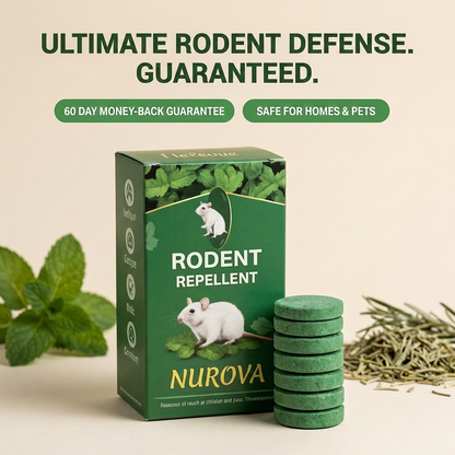 RODENT REPELLENT TABLET - STOP KILLING RODENTS TURN YOUR HOME INTO A NO-GO ZONE
