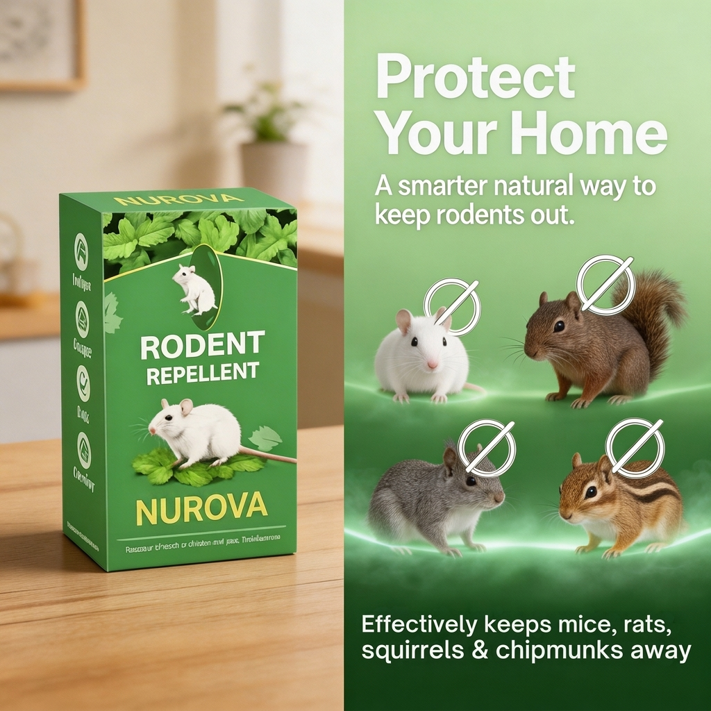 RODENT REPELLENT TABLET - CREATE A HOME WITHOUT RODENTS, SAFE FOR KIDS AND PETS