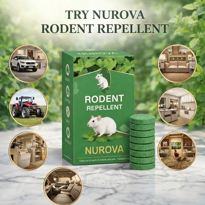RODENT REPELLENT TABLET - STOP KILLING RODENTS TURN YOUR HOME INTO A NO-GO ZONE